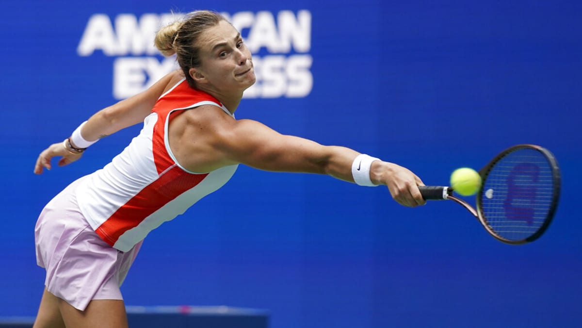 Aryna Sabalenková na US Open.