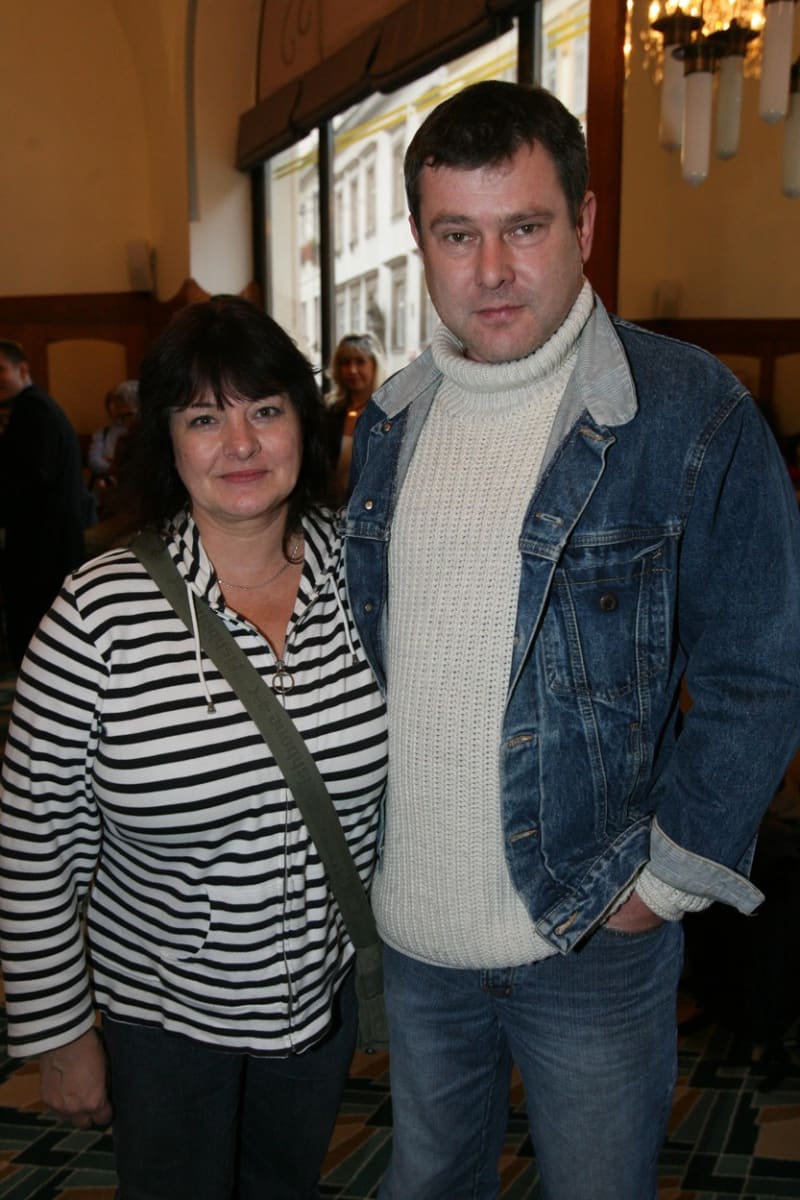 Dana Bartůňková se svoji životní láskou hercem Jiřím Sequensem.  