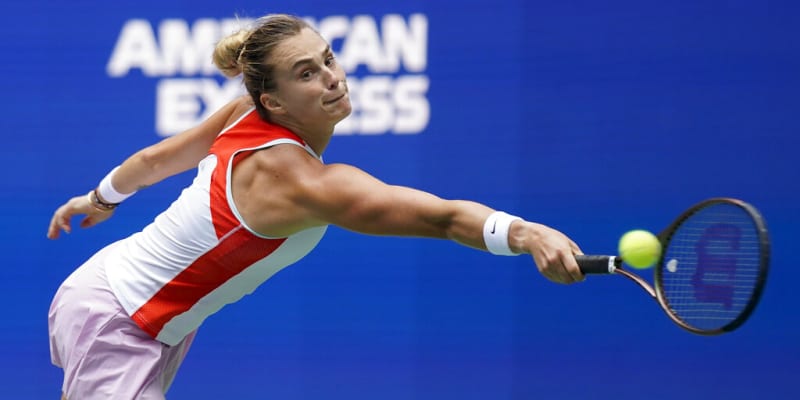 Aryna Sabalenková na US Open.