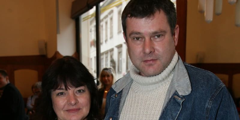 Dana Bartůňková se svoji životní láskou hercem Jiřím Sequensem.  