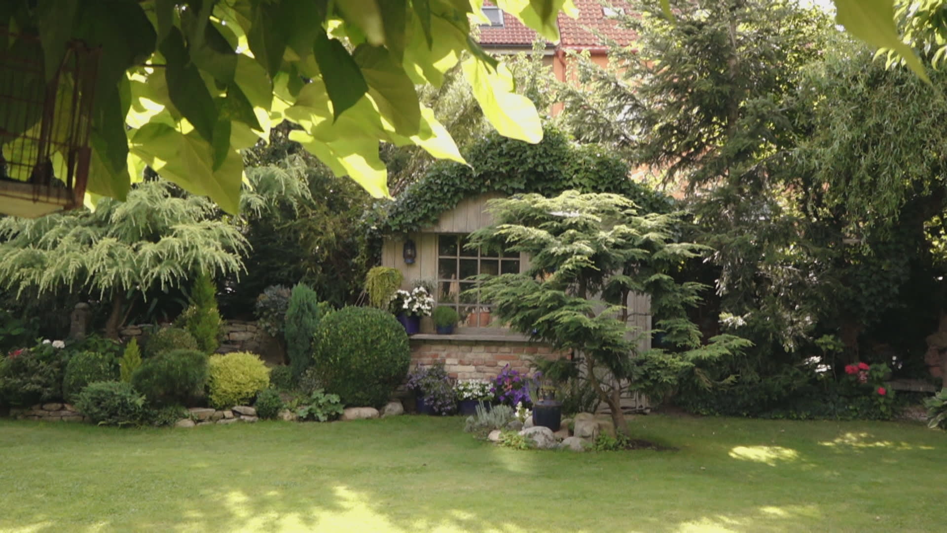 Na zahradě relaxuje Iva Hüttnerová ráda sama i s rodinou.
