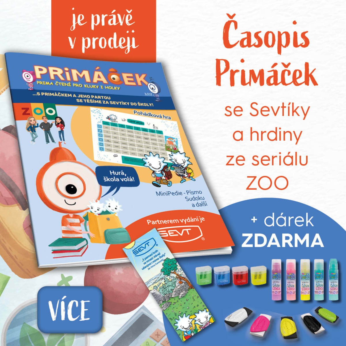 Titulní strana časopisu Primáček.