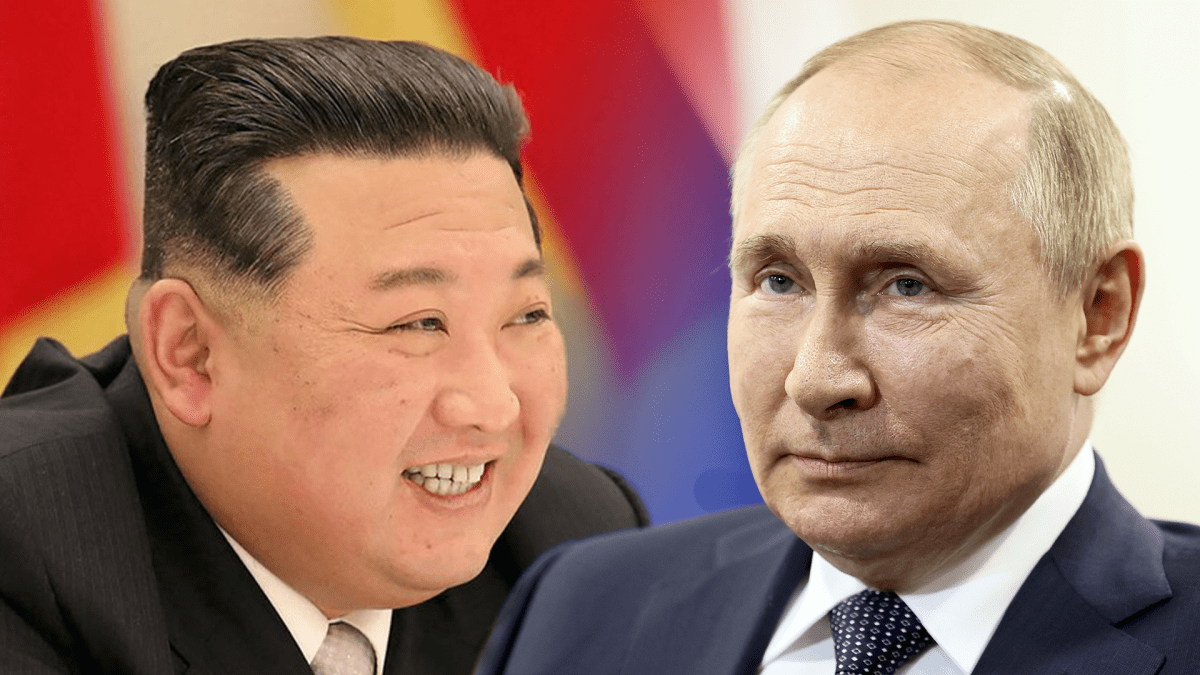 Kim Čong-un a Vladimir Putin