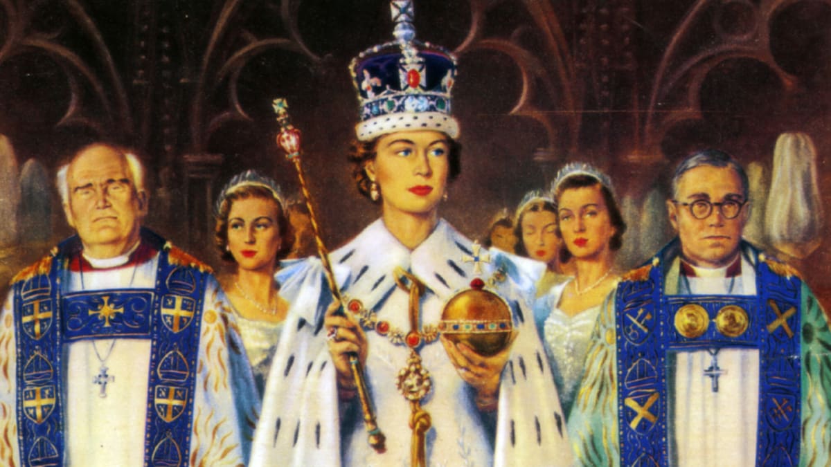Královna Alžběta na obálce magazínu John Bull 