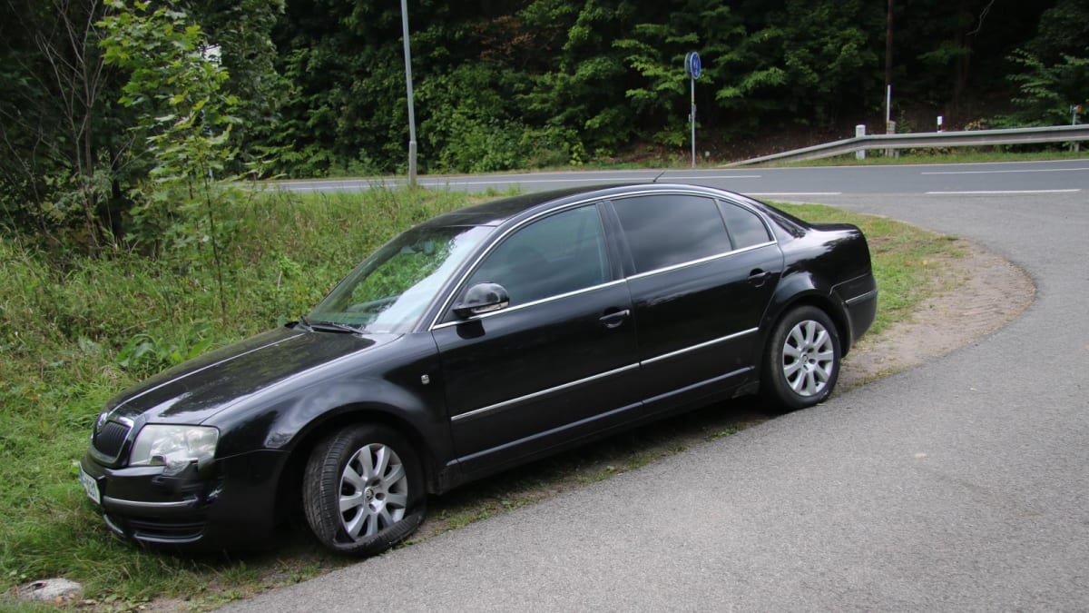 Ukradený vůz Škoda Superb