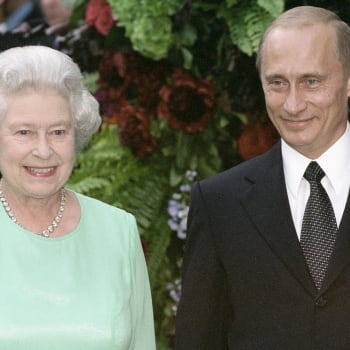 Setkání Alžběty II. s Vladimirem Putinem v roce 2003