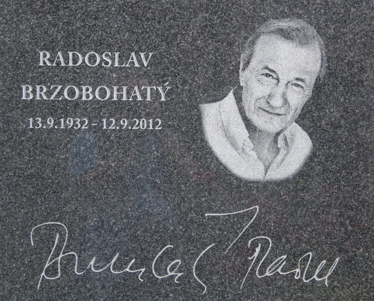 Radkův hrob na Vyšehradském hřbitově v Praze.