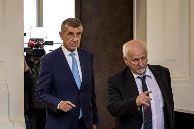 Expremiér Andrej Babiš (ANO) dorazil k soudu kvůli kauze Čapí hnízdo. (12.9.2022)