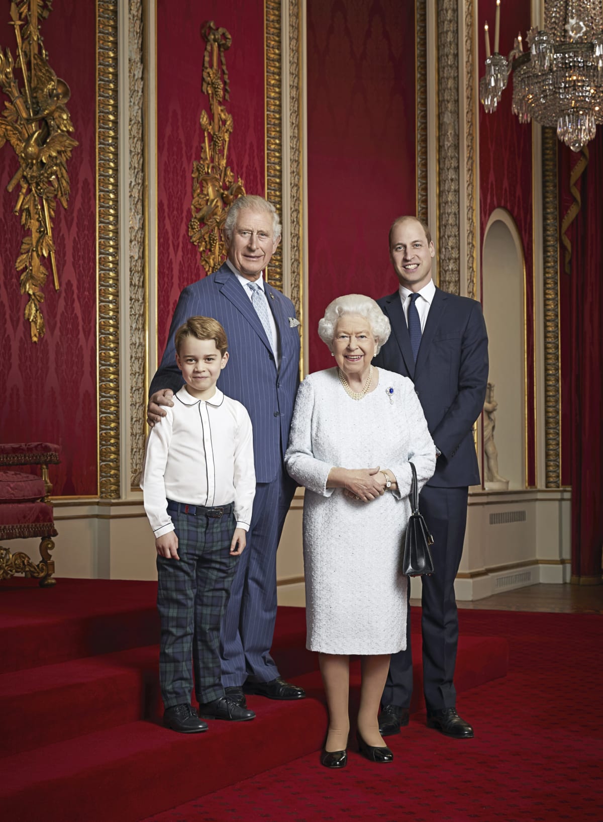 Královna a tři generace královských synů