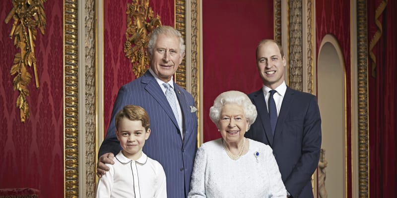 Královna a tři generace královských synů