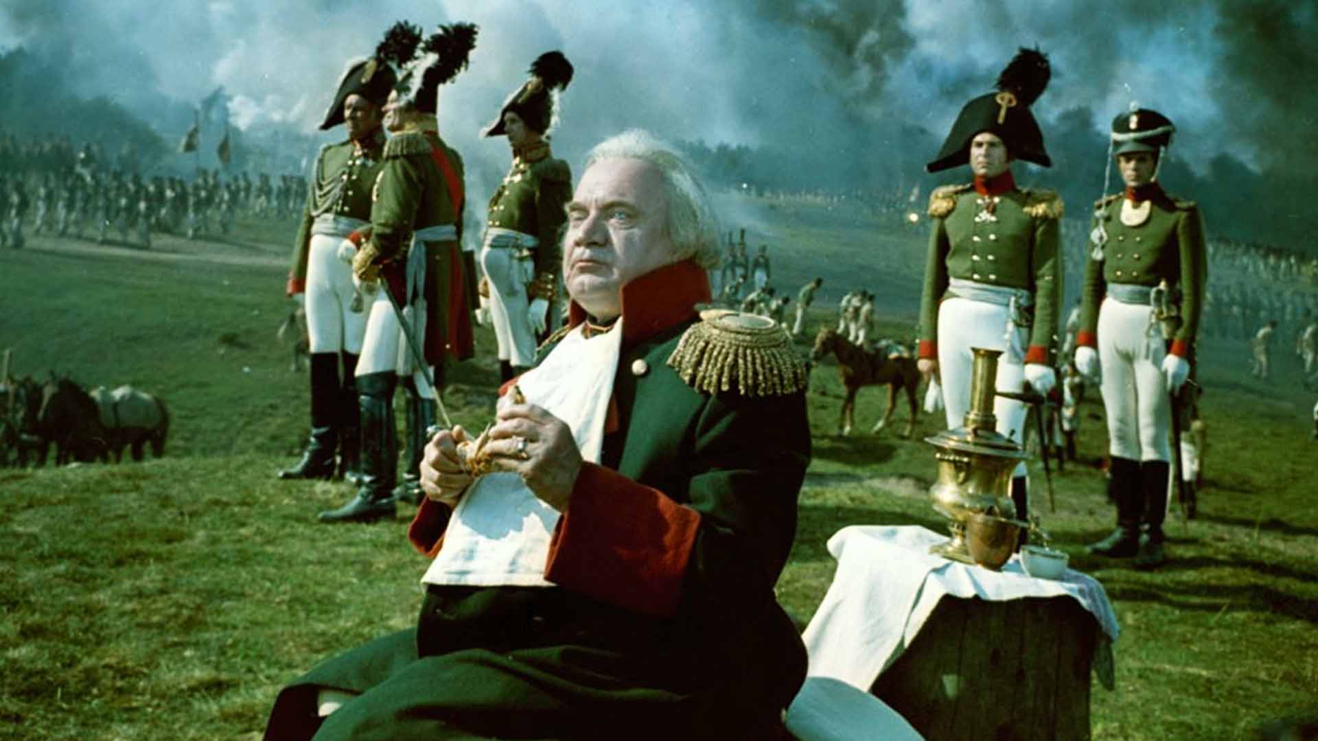 Boris Zachava jako zkušený generál Kutuzov