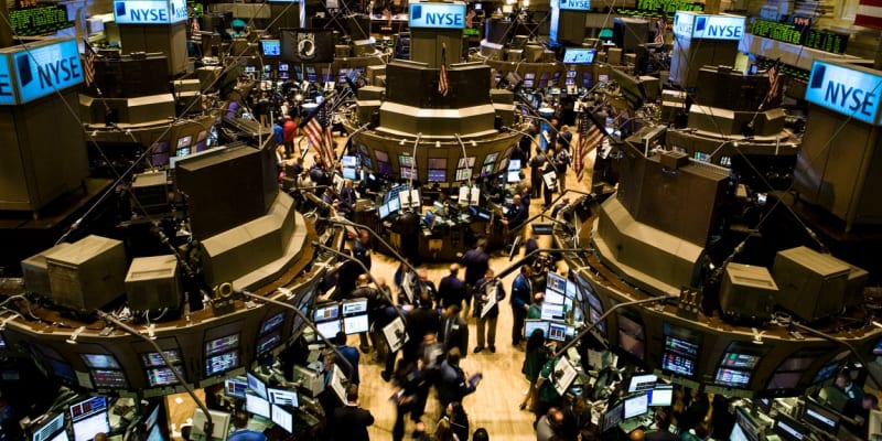 Šok na newyorské burze po kolapsu Lehman Brothers (15. 9. 2008)