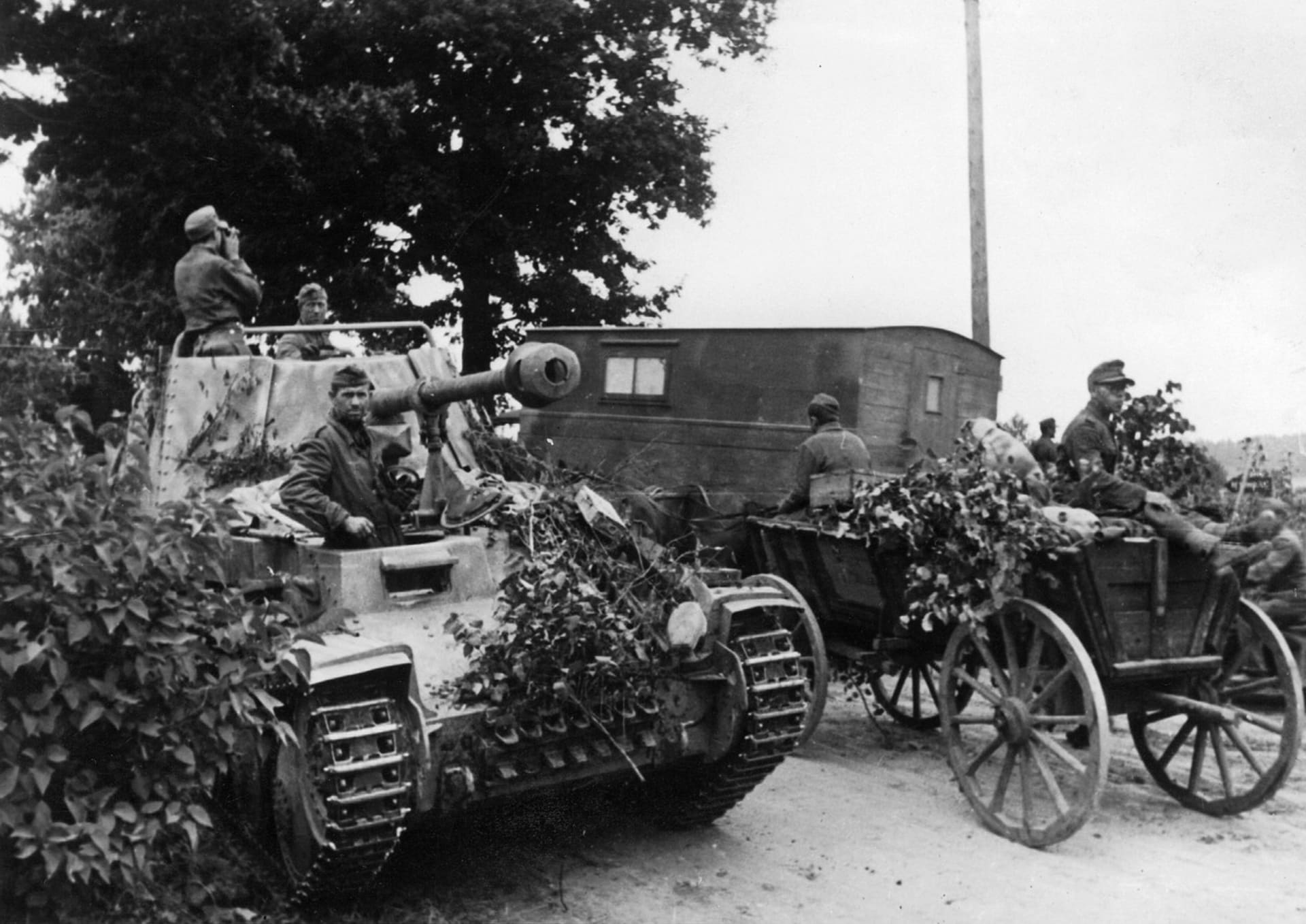 Stíhač tanků Marder III na východní frontě
