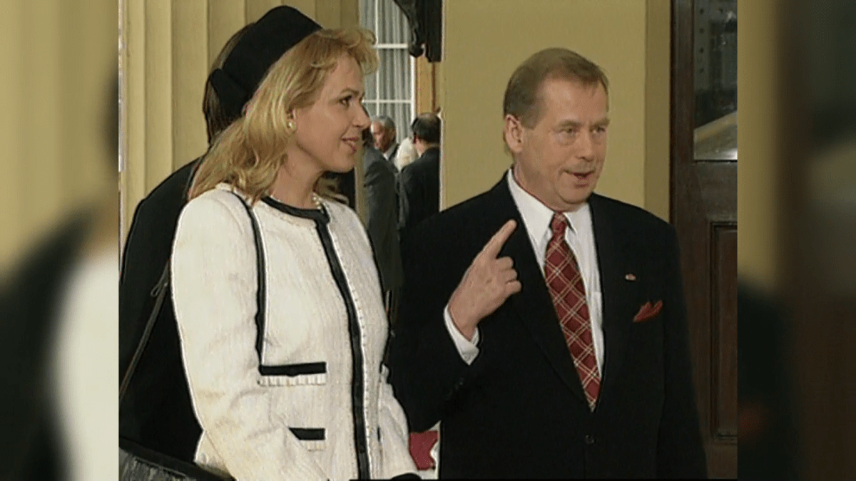 Dagmar Havlová a Václav Havel 