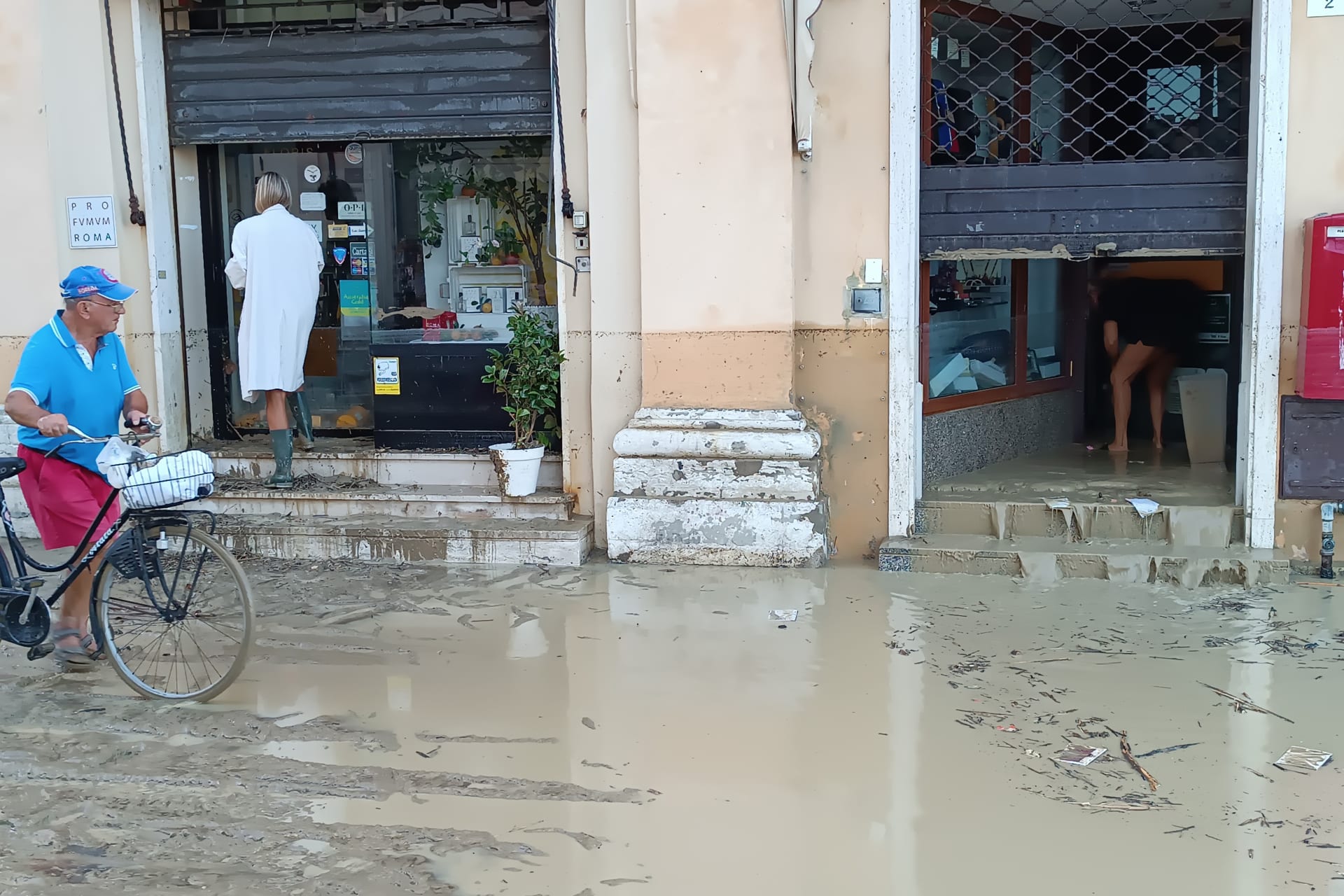 Záplavy ve střední Itálii (Senigallia, 16. 9. 2022)