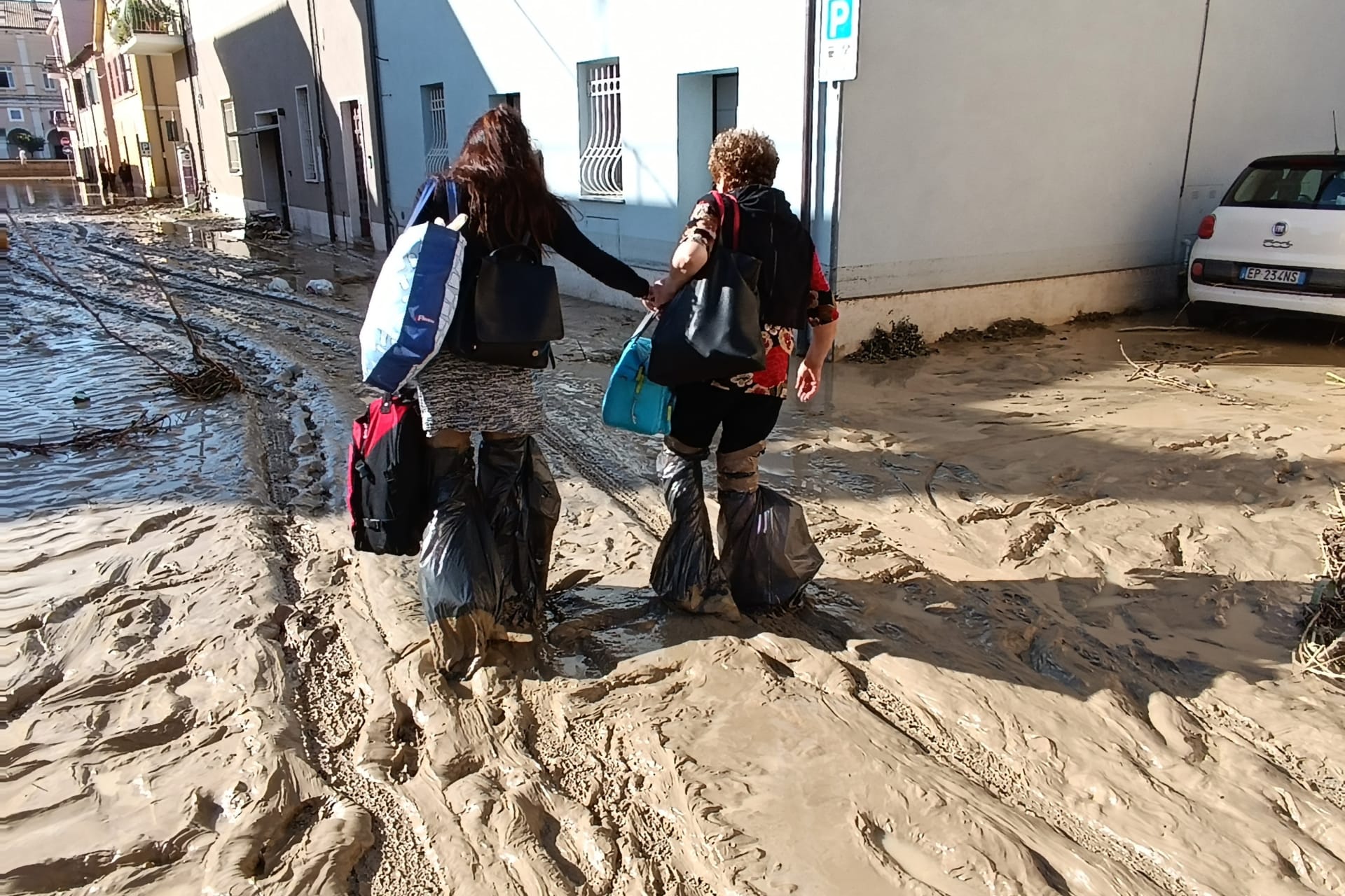 Záplavy ve střední Itálii (Senigallia, 16. 9. 2022)