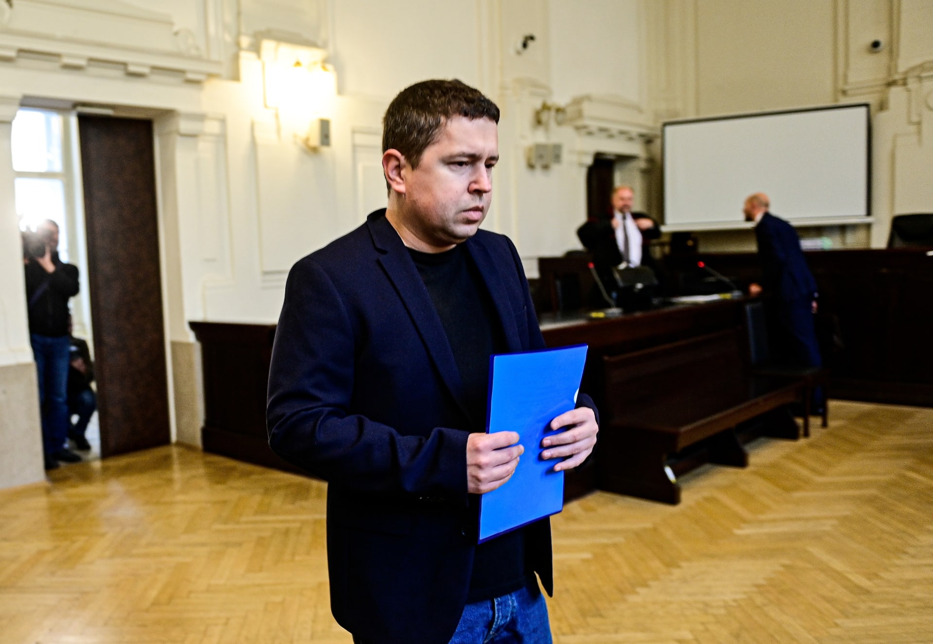 Andrej Babiš mladší svědčil u soudu proti svému otci, expremiérovi Andreji Babišovi. (16. 9. 2022)