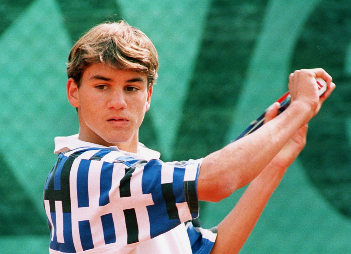 Mladičký Roger Federer