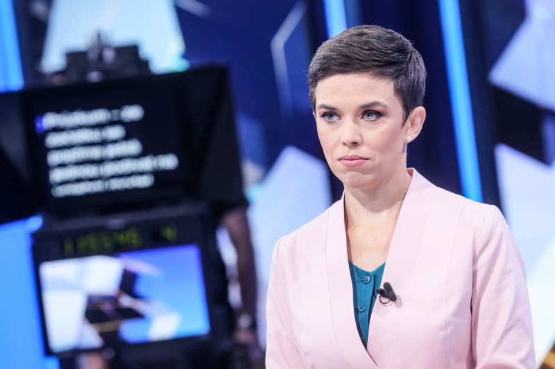 Olga Richterová ve studiu CNN Prima NEWS