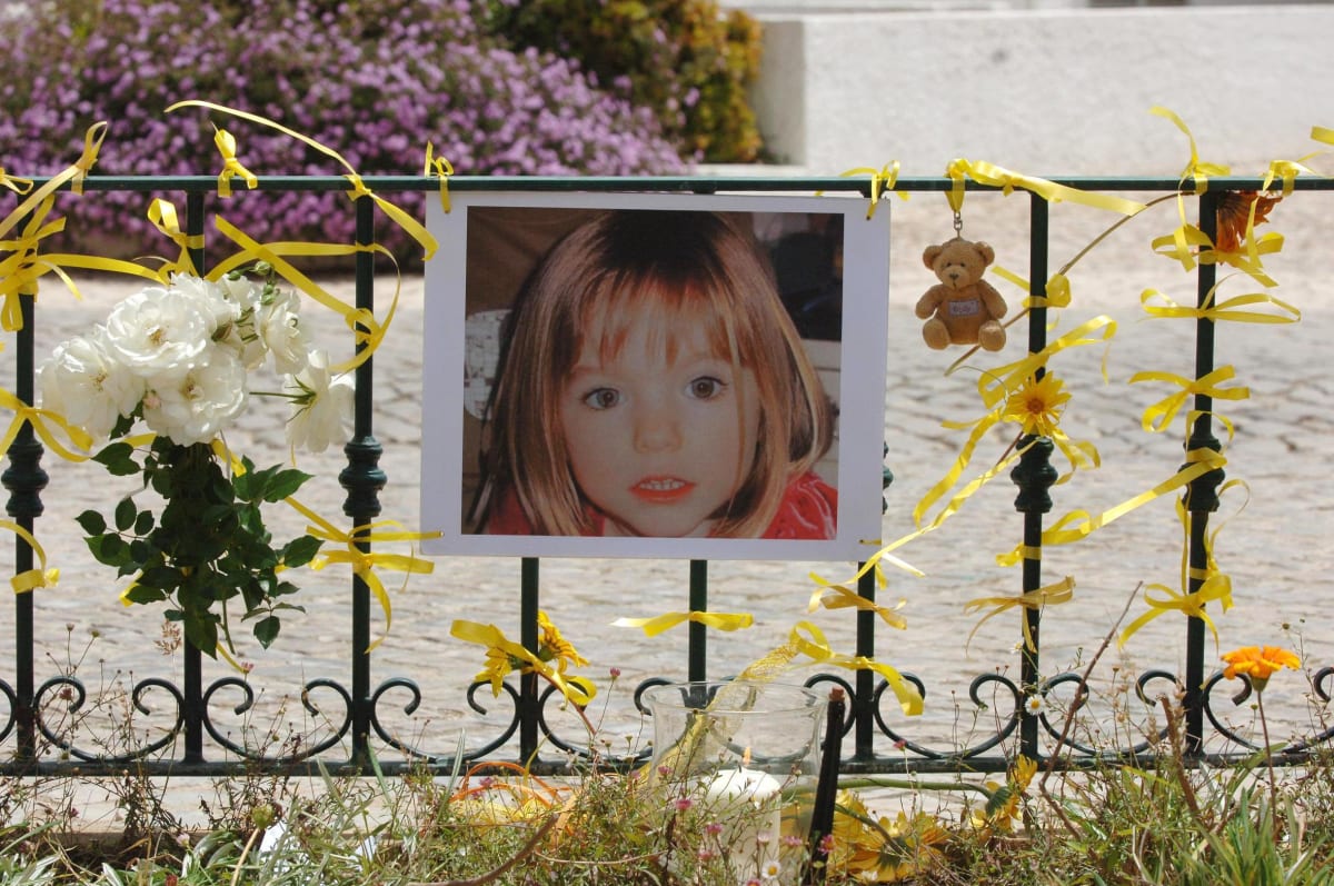 Malá Maddie se ztratila v roce 2007.