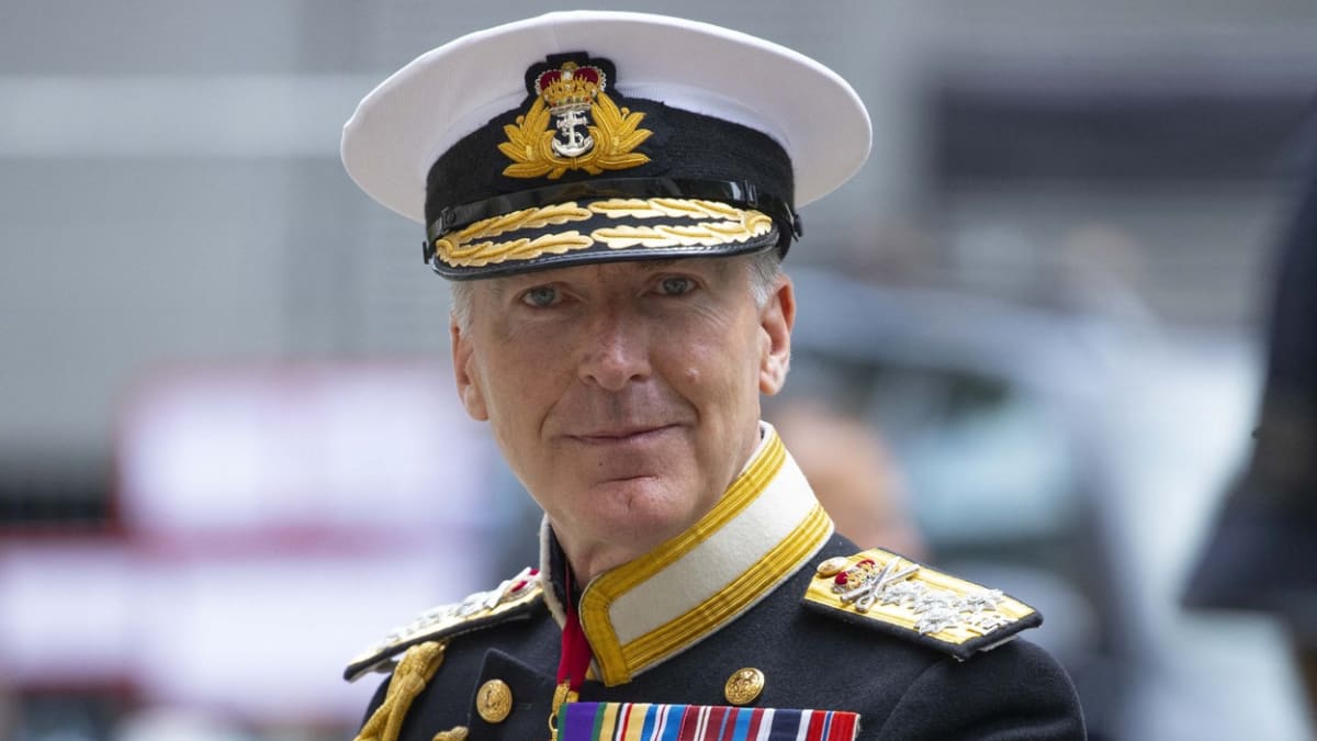 Šéf britské armády Tony Radakin