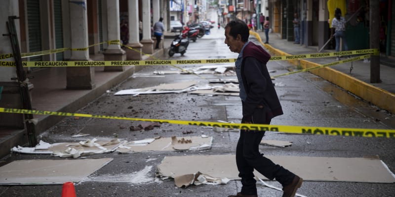 Mexiko postihla dvě zemětřesení.