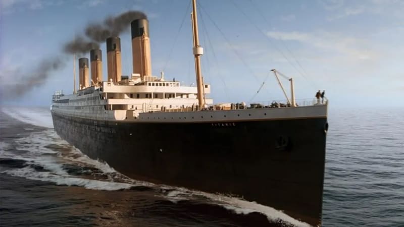 Titanic ve stejnojmenném filmu