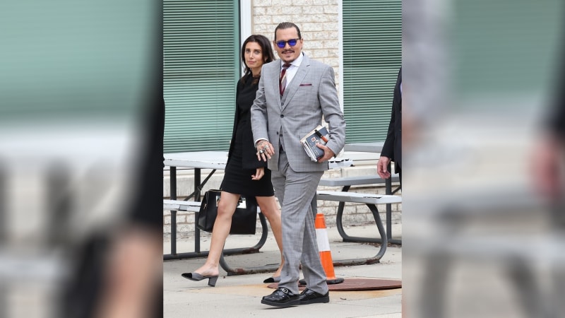 Herec Johnny Depp s právničkou Joelle Richovou