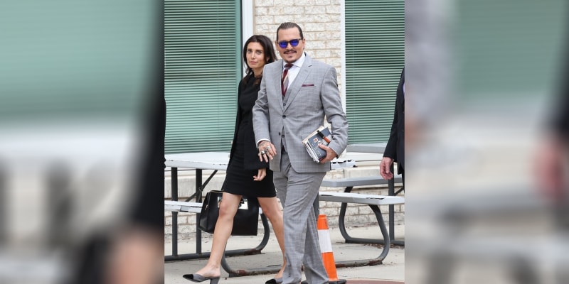 Herec Johnny Depp s právničkou Joelle Richovou