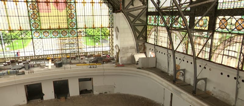Rekonstrukce vitráží z Průmyslového paláce