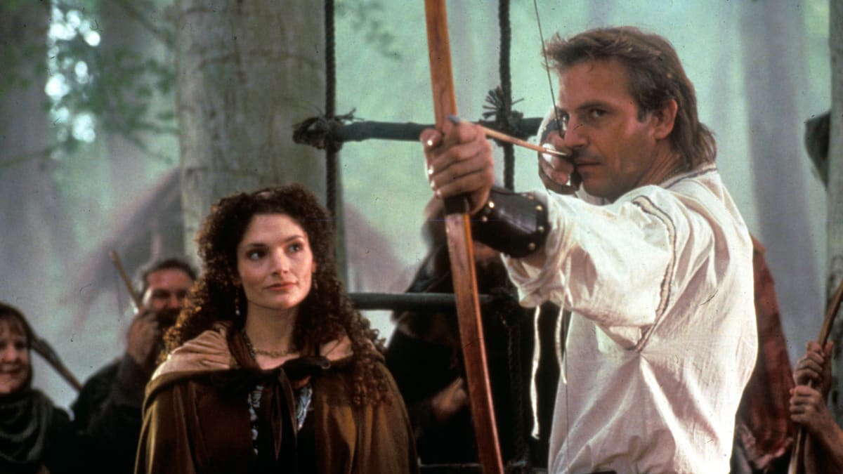 Asi nejslavnější zbojník Robin Hood ve filmové podání Kevina Costnera.