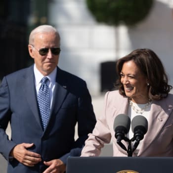 Prezident USA Joe Biden a viceprezidentka Kamala Harrisová