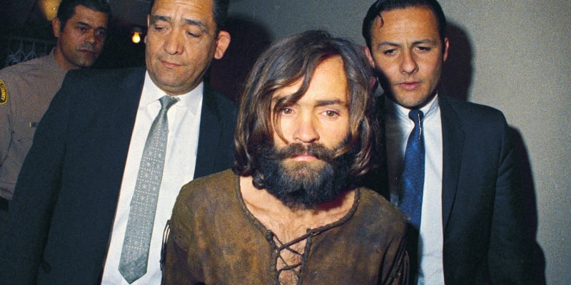 Charles Manson, zakladatel Manson Family, v roce 1969