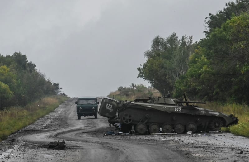 Zničené ruské BMP