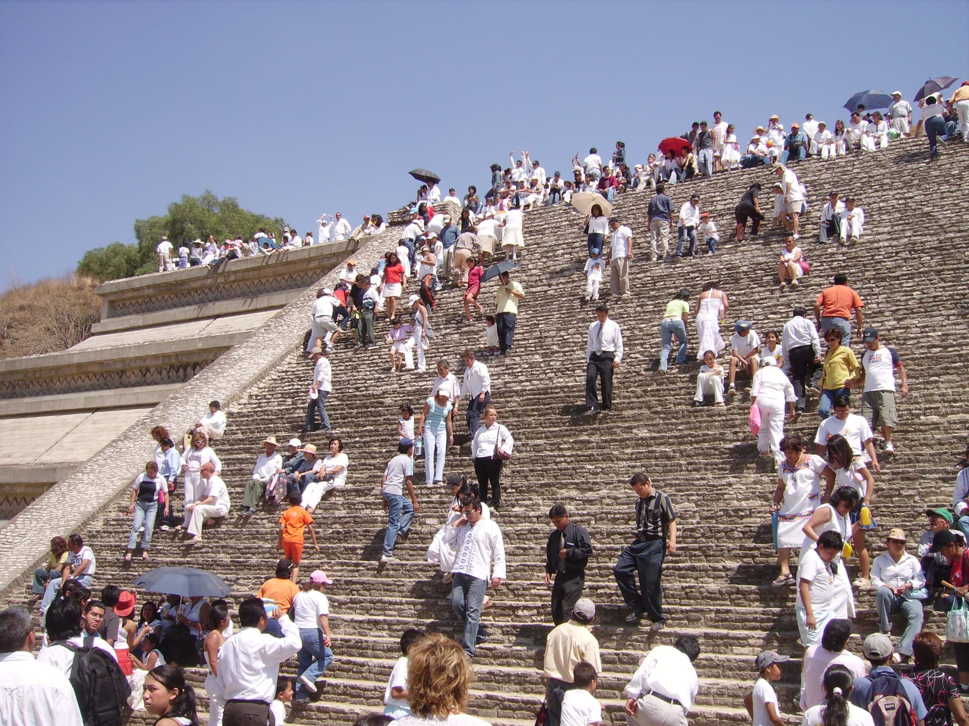 Část pyramidy je přístupná turistům.
