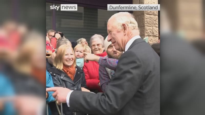 Král Karel III. navštívil Skotsko