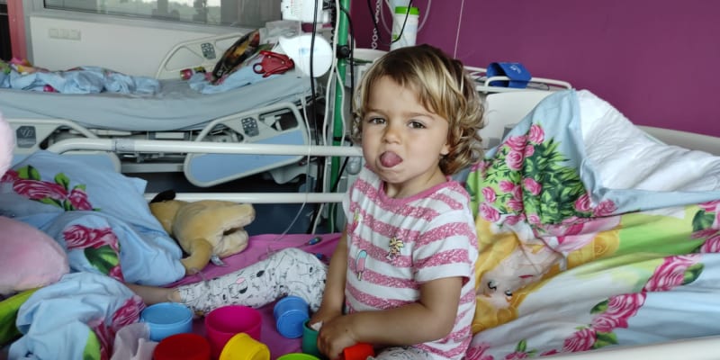 Teprve 2,5letá Terezka trpí akutní lymfoblastickou leukémií.