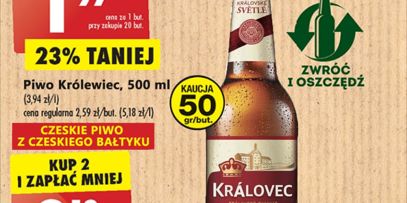 Je libo české pivo Královec? Již brzy minimálně v polských supermarketech.