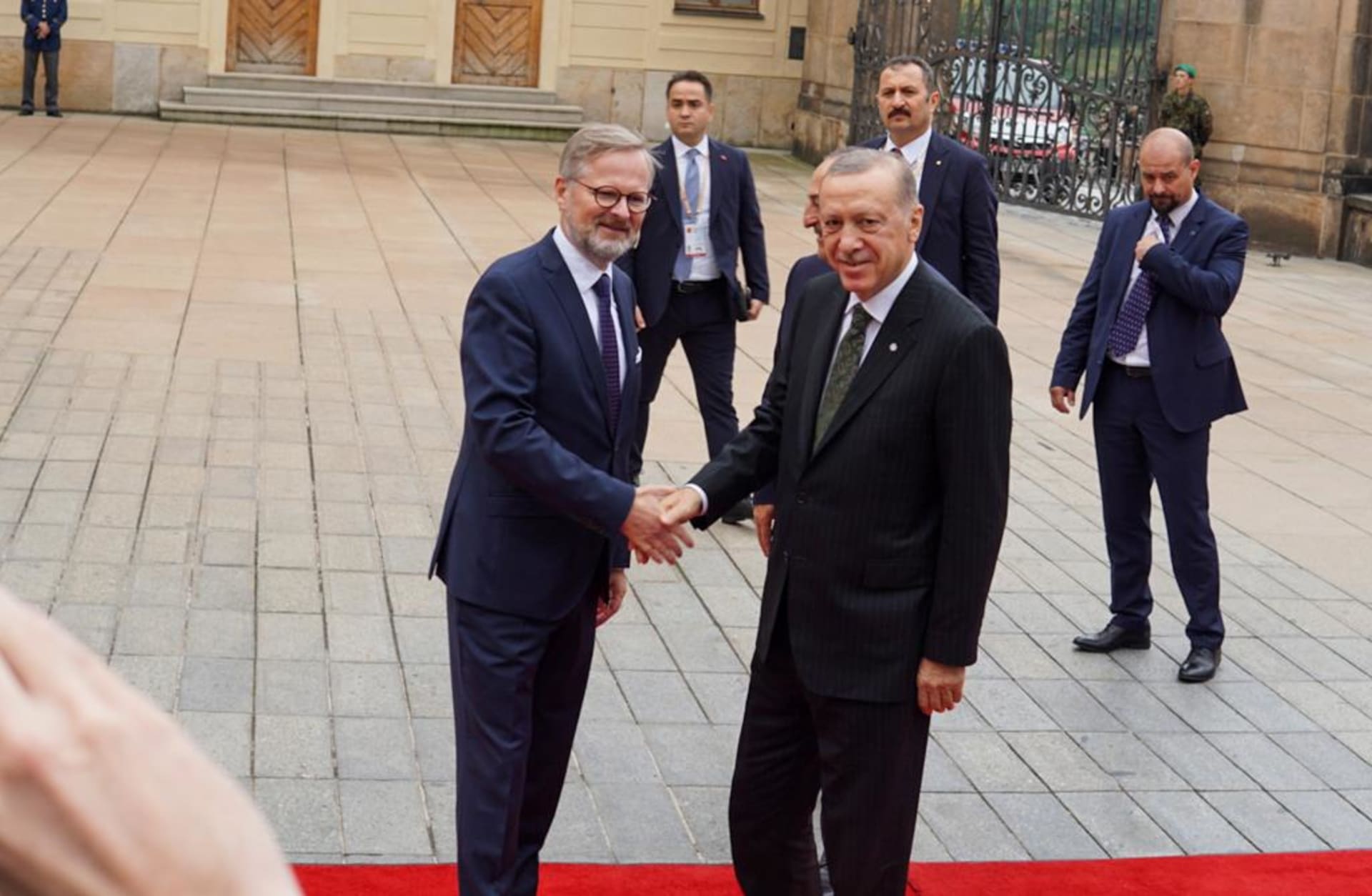 Premiér Petr Fiala a turecký prezident Recep Tayyip Erdogan