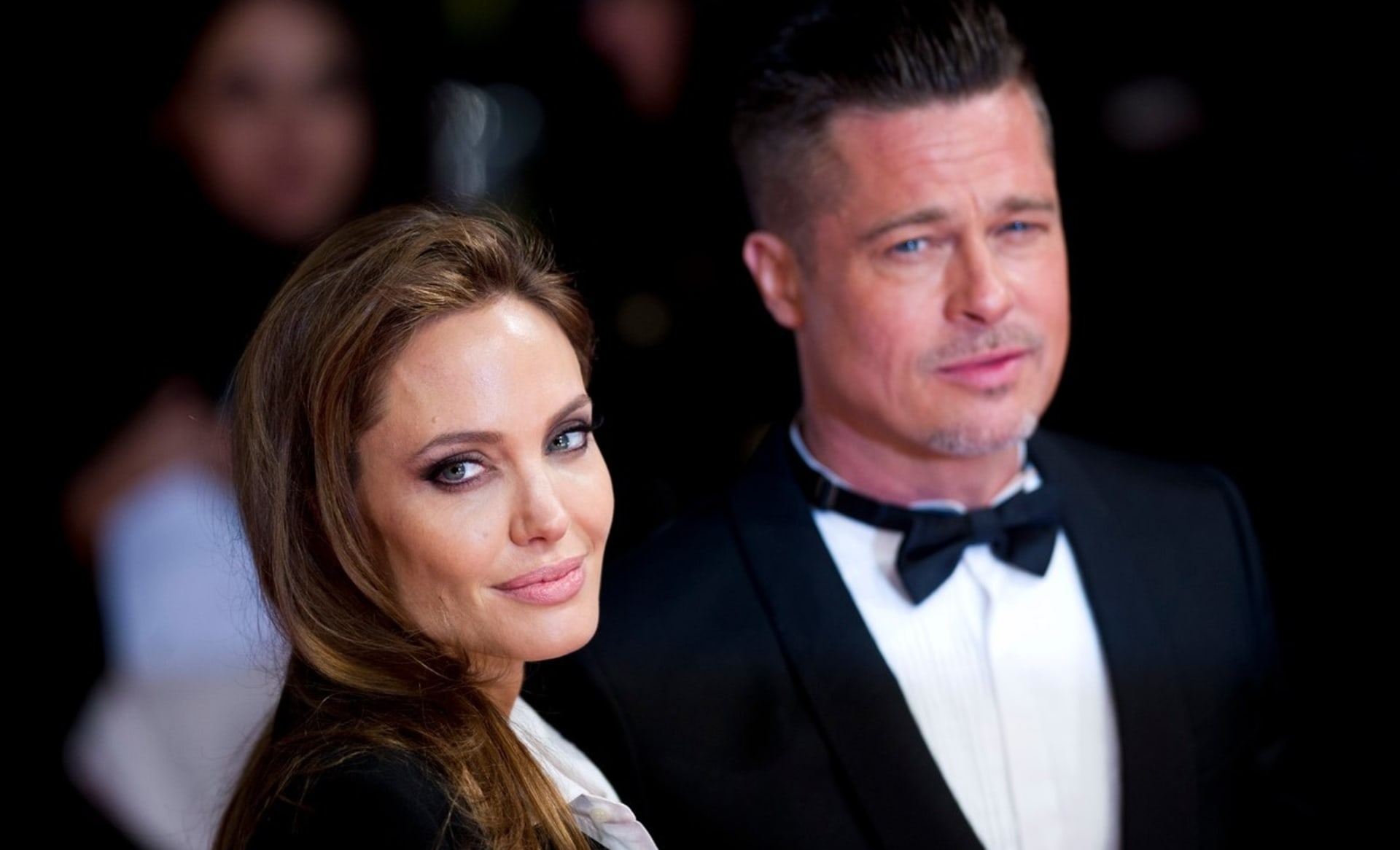 Brad Pitt a se svou bývalou ženou Angelinou Jolie.
