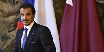 Katarský emír předčasně odletěl z Prahy. Brusel neodsouhlasil jeho účast na summitu