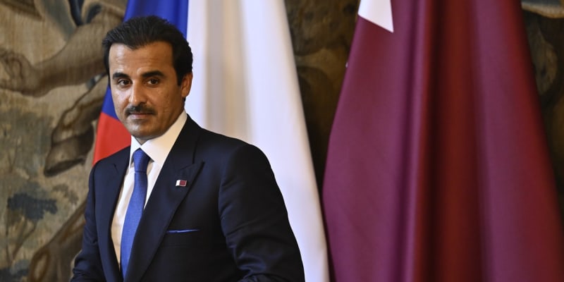 Katarský emír Tamim bin Hamad Sání