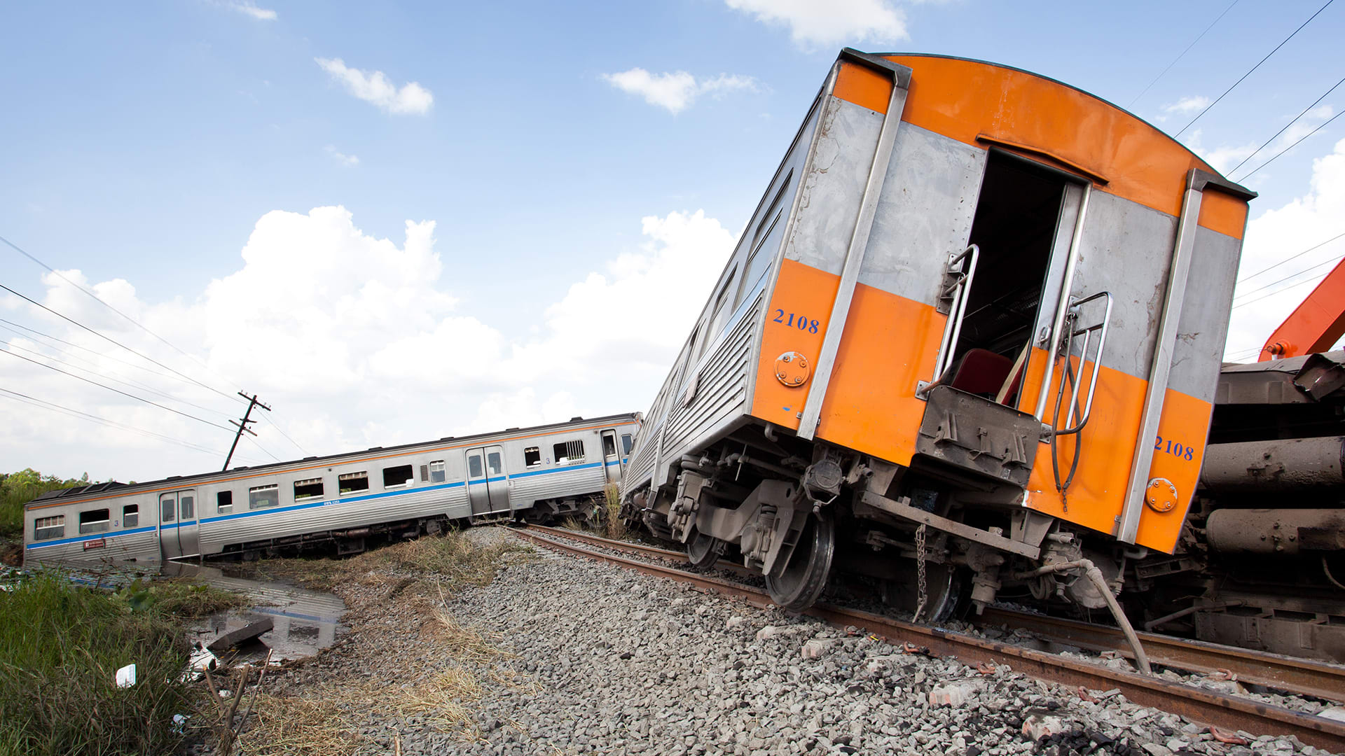 Srážka vlaků (ilustrační foto)