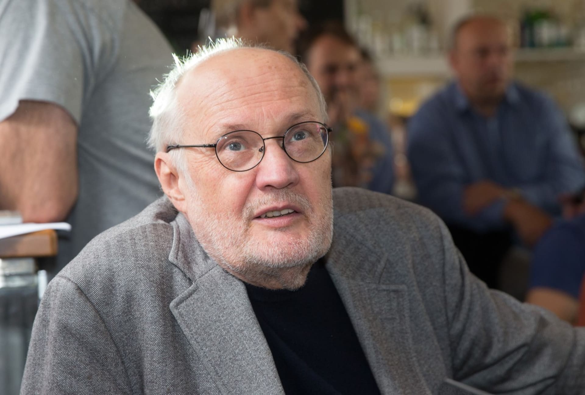 Filosof Václav Bělohradský na snímku z roku 2016