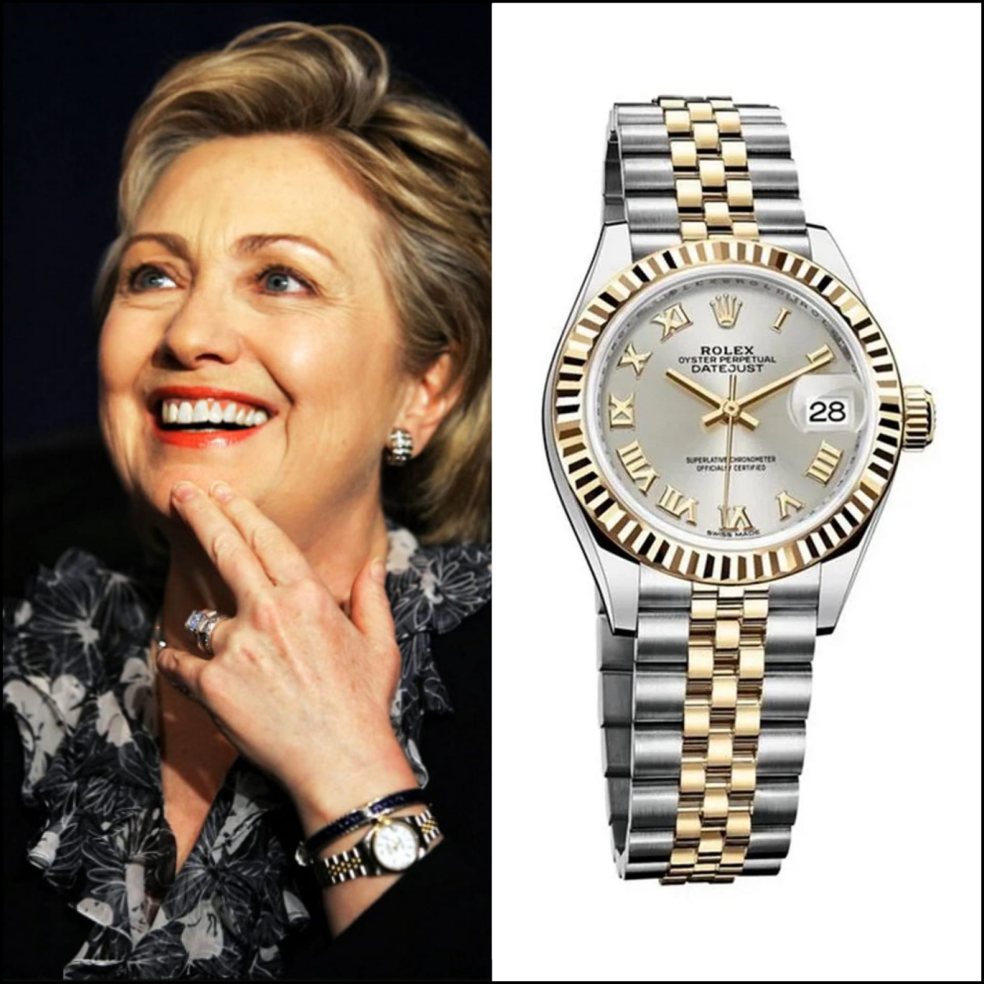 Hillary Clinton & Rolex Lady-Datejust