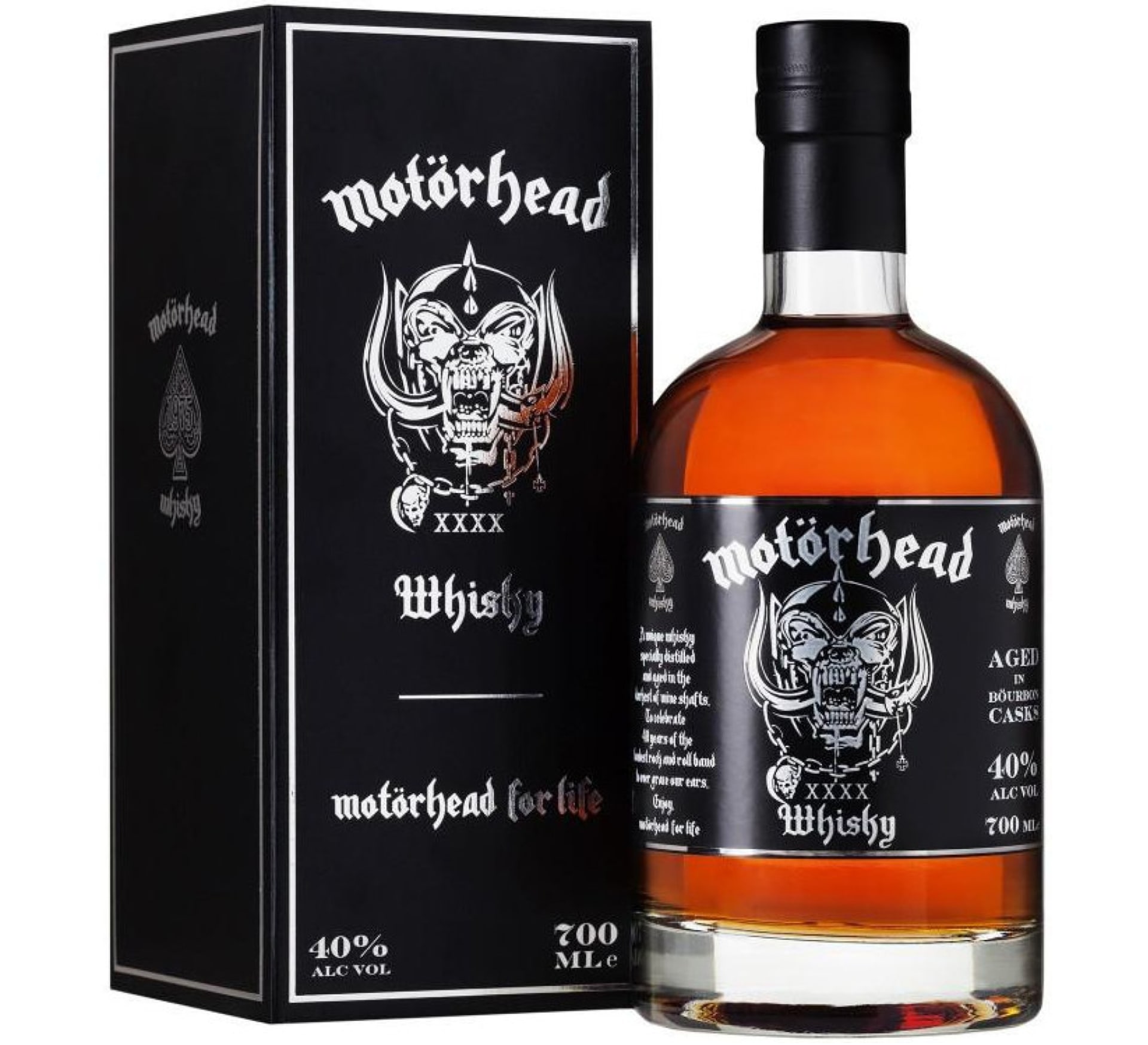 Motörhead XXXX whisky