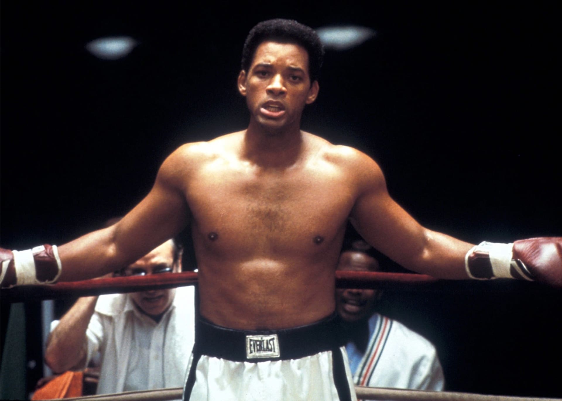 Herec fackou připomněl roli ve filmu Ali, ve kterém si zahrál nejlepšího boxera všech dob.