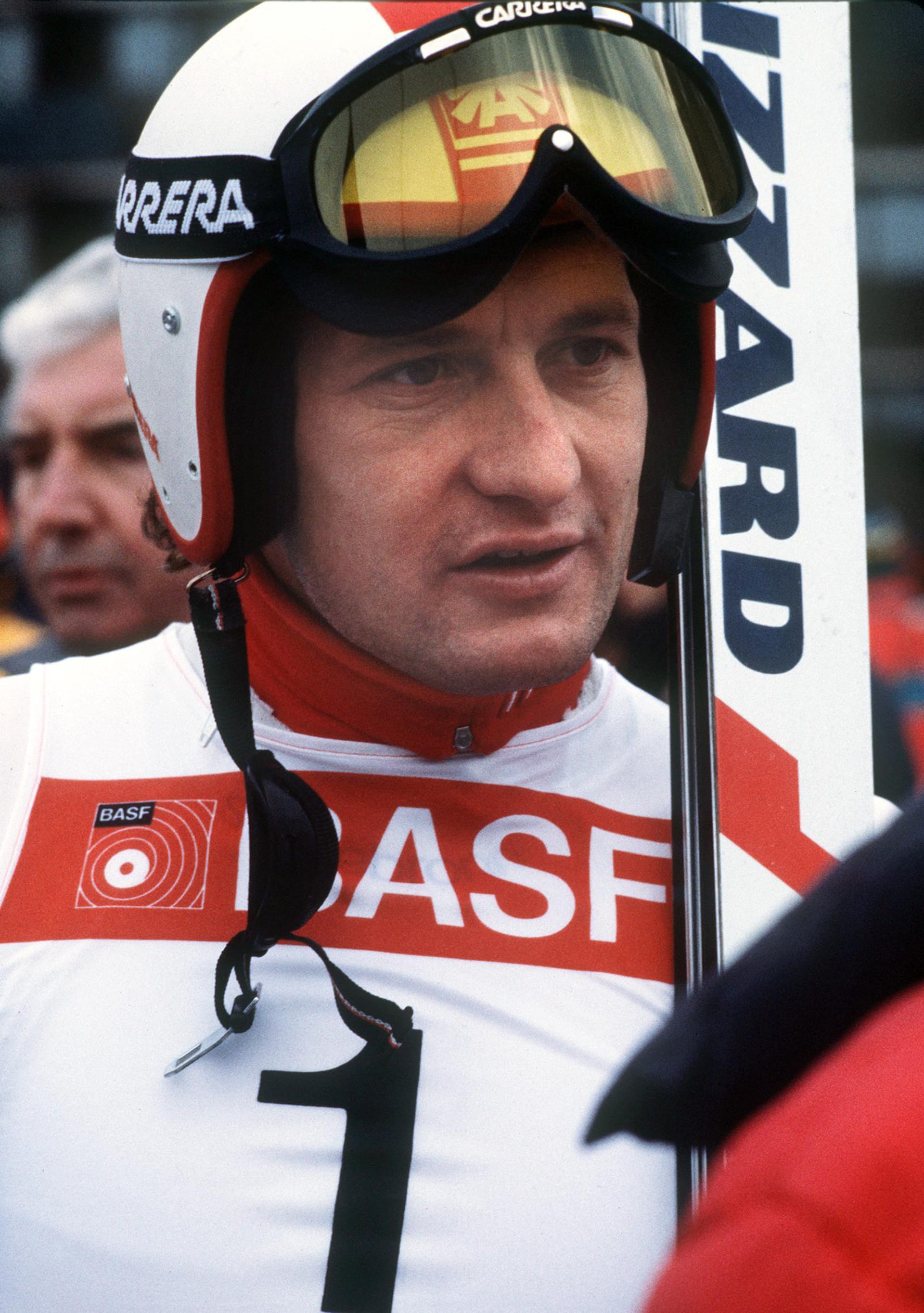 Franz Klammer vyhrál ročníky 1975-1977 a čtvrtý triumf přidal v roce 1984.