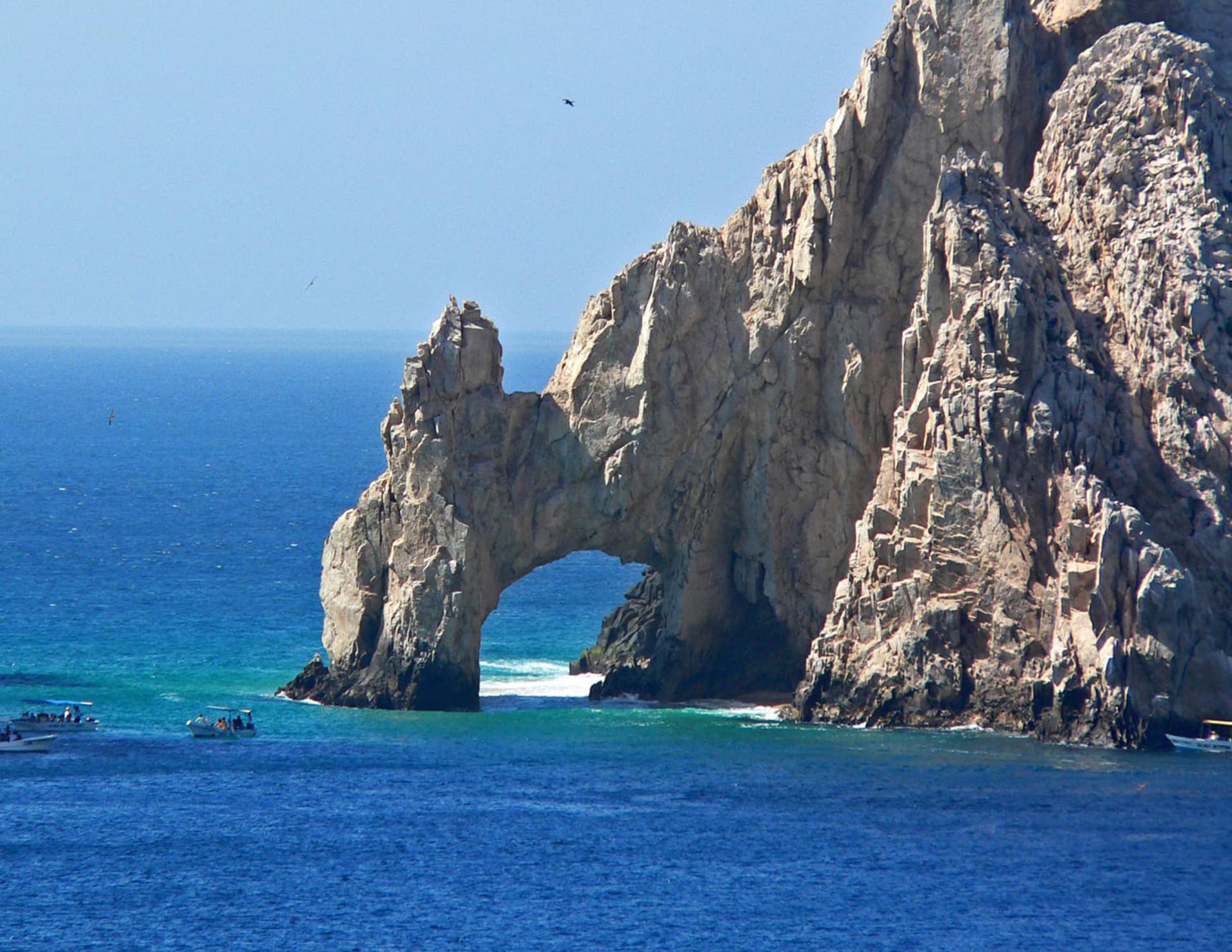 El Arco - zlatý oblouk je symbolem oblasti Los Cabos.