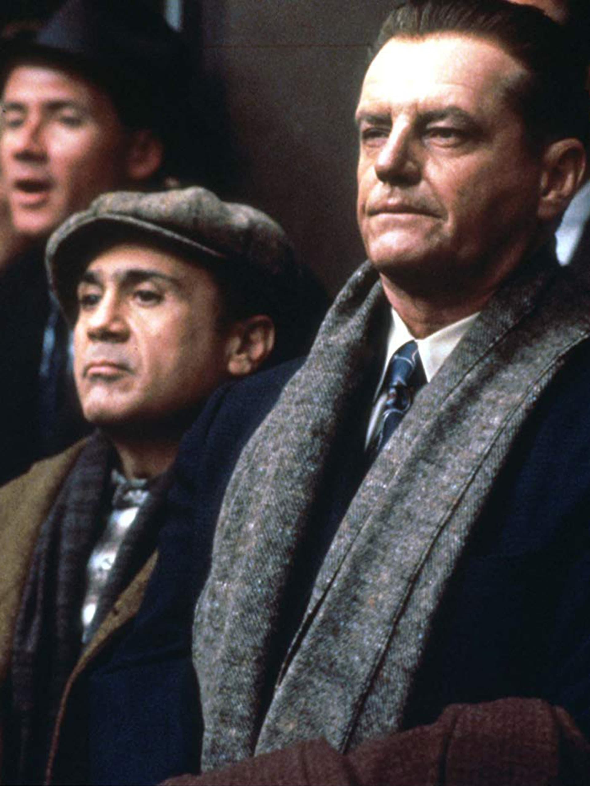 Ve snímku Dannyho DeVita si odborářského bosse zahrál Jack Nicholson.